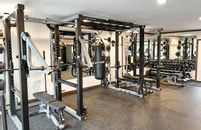 Gym equipment at Swan Lake Resort